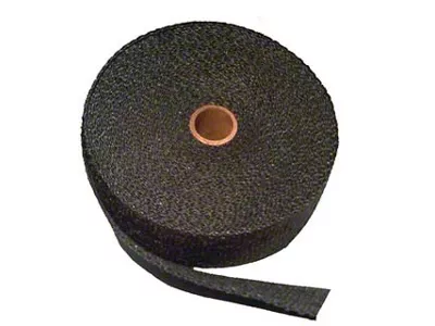 Thermo Tec Exhaust Wrap; 15-Foot x 1-Inch; Graphite Black (Universal; Some Adaptation May Be Required)