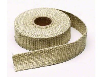 Thermo Tec Exhaust Wrap; 15-Foot x 1-Inch; Natural Color (Universal; Some Adaptation May Be Required)