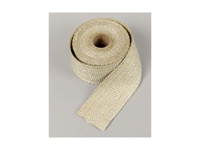 Thermo Tec Exhaust Wrap; 15-Foot x 2-Inch; Natural Color (Universal; Some Adaptation May Be Required)