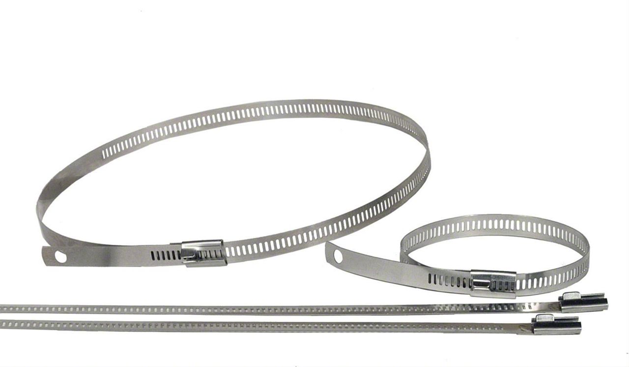 Thermo Tec Snap Strap Exhaust Wrap Fasteners; 18-Inch (Universal; Some Adaptation May Be Required)