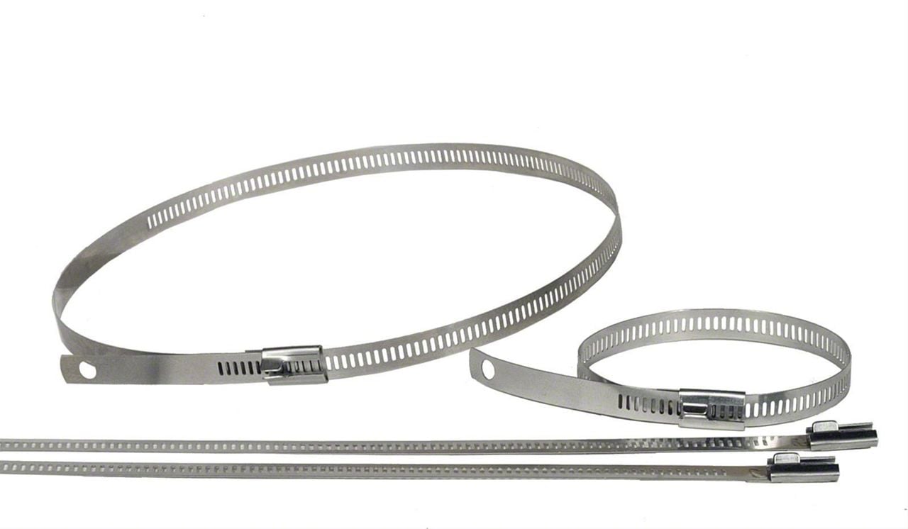 Thermo Tec Snap Strap Exhaust Wrap Fasteners; 24-Inch (Universal; Some Adaptation May Be Required)