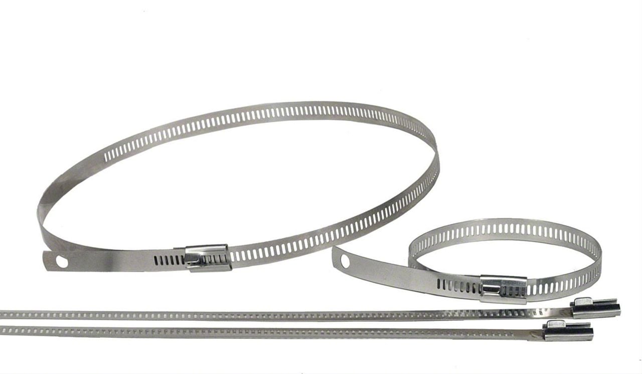 Thermo Tec Snap Strap Exhaust Wrap Fasteners; 9-Inch (Universal; Some Adaptation May Be Required)