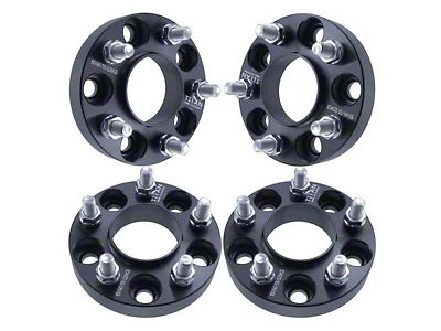 4x 1" Hubcentric Wheel Spacers 5x4.5 / 5x114.3 For Ford Mustang 2015-2025 (14x1.5)