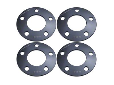 Titan Wheel Accessories 5mm Hubcentric Wheel Spacers; Set of Four (94-25 Mustang)