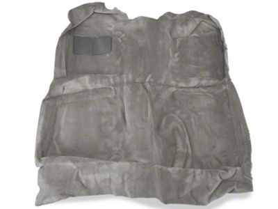 Replacement Floor Carpet; Titanium Gray (90-92 Mustang Coupe, Hatchback)