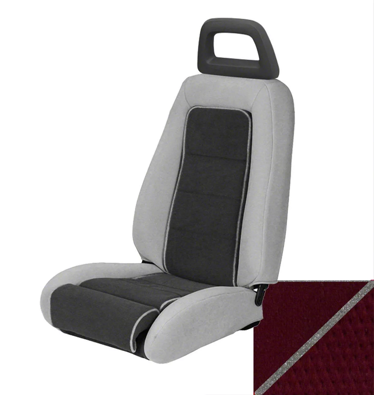 Mustang Articulated Sport Performance Front and Rear Seat