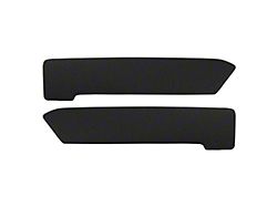 TMI Door Panel Inserts; Tweed Black (87-93 Mustang)