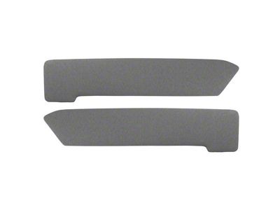 TMI Door Panel Inserts; Tweed Charcoal (87-93 Mustang)