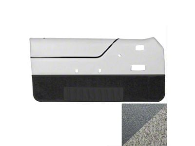 TMI Door Panels; Charcoal Gray (85-86 Mustang Convertible w/ Power Windows & Locks)