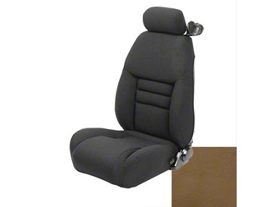 TMI OEM Style Front Seat Upholstery Kit; Saddle Vinyl (94-96 Mustang GT, Cobra)