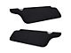 TMI Sun Visors without Mirrors; Midnight Black Cloth (94-04 Mustang)