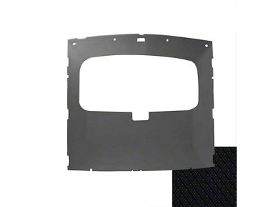 TMI Sunroof Headliner; Black Grain Vinyl (84-91 Mustang Hatchback)