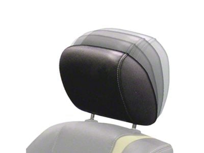 TMI Tilting Headrests; Charcoal Black Vinyl (05-09 Mustang)