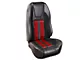 TMI Premium Sport R500 Upholstery and Foam Kit; Black Vinyl and Red Stripe/Stitch (94-98 Convertible)