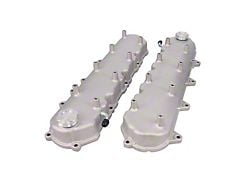 Top Street Performance Cast Aluminum Valve Covers with Coil Mounts; Satin (16-24 V8 Camaro)