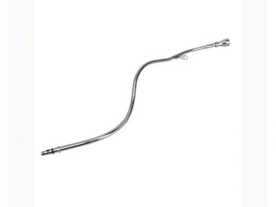 Top Street Performance Engine Oil Dipstick with Billet Aluminum Handle; Passenger Side; Chrome (16-24 V8 Camaro)