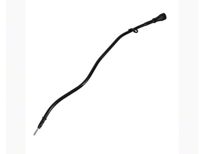 Top Street Performance Engine Oil Dipstick with Billet Aluminum Handle; Driver Side; Black (16-24 V8 Camaro)