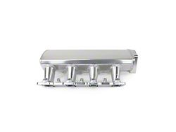 Top Street Performance 102mm Fabricated Aluminum Straight Angle Low Profile Intake Manifold; Clear Anodized (97-04 Corvette C5; 05-07 Corvette C6 Base)