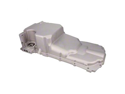 Top Street Performance Aluminum Rear Sump Low-Profile Retro-Fit Oil Pan; Satin (14-19 Corvette C7)