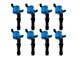 Top Street Performance Coil on Plug Ignition Coils; Blue (05-08 Mustang GT)