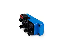 Top Street Performance EDIS Ignition Coil with Vertical Connector; Blue (94-00 Mustang V6)