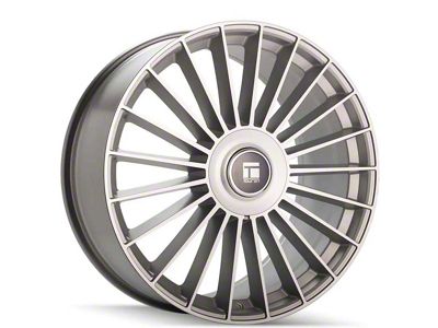 Touren TR10 Satin Silver Machined Wheel; 24x10; 35mm Offset (05-09 Mustang)