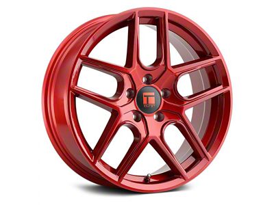Touren TR79 Crimson Candy Red Wheel; 17x8; 35mm Offset (05-09 Mustang GT, V6)