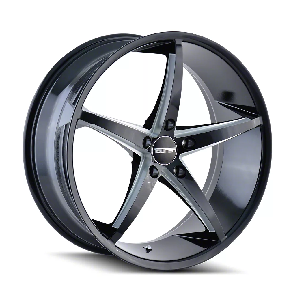 Touren Camaro TR70 Gloss Black Milled Wheel; 18x8; 35mm