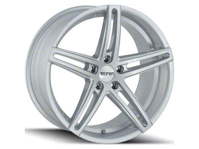 Touren TR73 Gloss Silver Milled Wheel; Rear Only; 20x10 (10-15 Camaro)