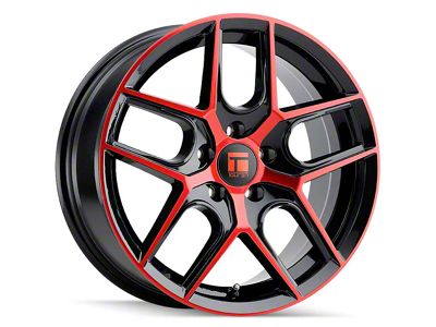 Touren TR79 Gloss Black with Red Tint Wheel; 20x9 (10-15 Camaro)