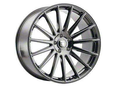Touren TR92 Gloss Graphite Machined Wheel; Rear Only; 20x10.5 (10-15 Camaro)
