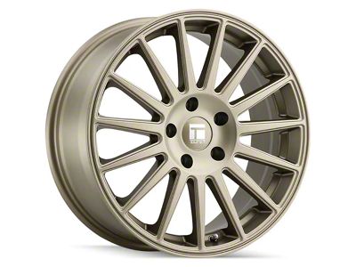 Touren TR92 Matte Gold Wheel; Rear Only; 20x10.5 (10-15 Camaro)