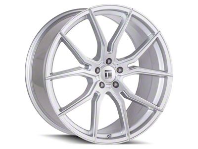 Touren TF01 Gloss Silver Brushed Wheel; 20x10 (10-14 Mustang)
