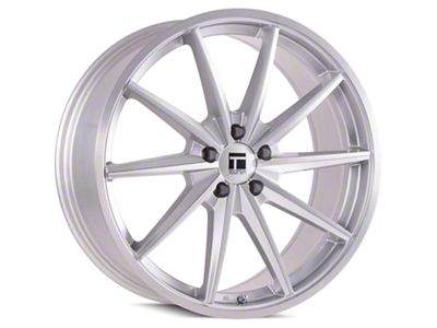 Touren TF02 Gloss Silver Brushed Wheel; 20x10 (10-14 Mustang)