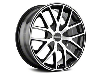 Touren TR60 Gloss Black Machined with Black Ring Wheel; 20x8.5 (10-14 Mustang)