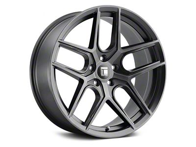 Touren TR79 Brushed Matte Black with Dark Tint Wheel; Rear Only; 20x10.5; 35mm Offset (10-14 Mustang)