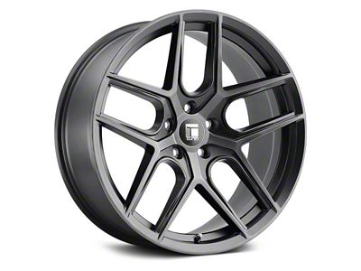 Touren TR79 Brushed Matte Black with Dark Tint Wheel; Rear Only; 20x10.5 (10-14 Mustang)