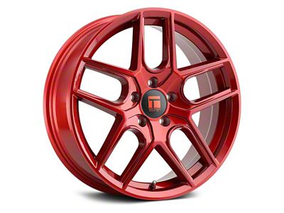 Touren TR79 Crimson Candy Red Wheel; 18x8 (10-14 Mustang GT w/o Performance Pack, V6)