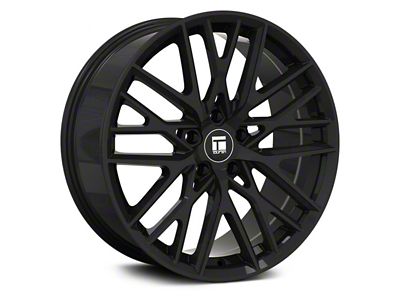 Touren TR91 Gloss Black Wheel; 18x8 (10-14 Mustang GT w/o Performance Pack, V6)