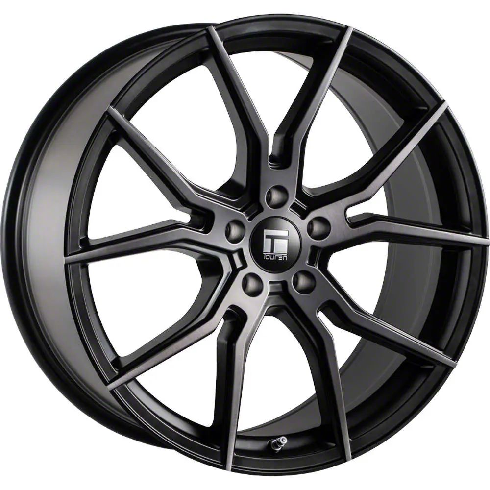 Touren Mustang TF01 Matte Black Brushed with Dark Wheel; 20x9; 35mm ...