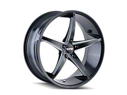 Touren TR70 Gloss Black Milled Wheel; 17x7.5; 40mm Offset (15-23 Mustang GT w/o Performance Pack, , V6)