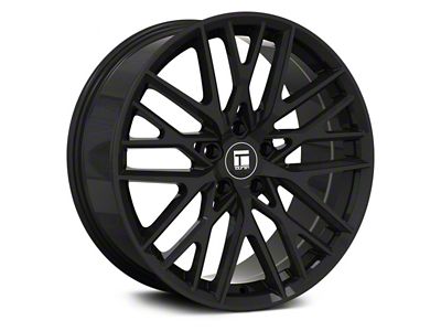 Touren TR91 Gloss Black Wheel; 18x8 (2024 Mustang EcoBoost w/o Performance Pack)