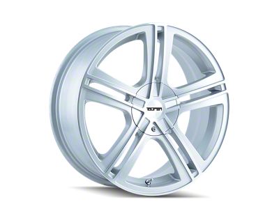 Touren TR62 Gloss Hyper Silver Machined Wheel; 18x7.5; 40mm Offset (94-98 Mustang GT, V6)