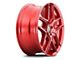 Touren TR79 Crimson Candy Red Wheel; 17x8 (94-98 Mustang)
