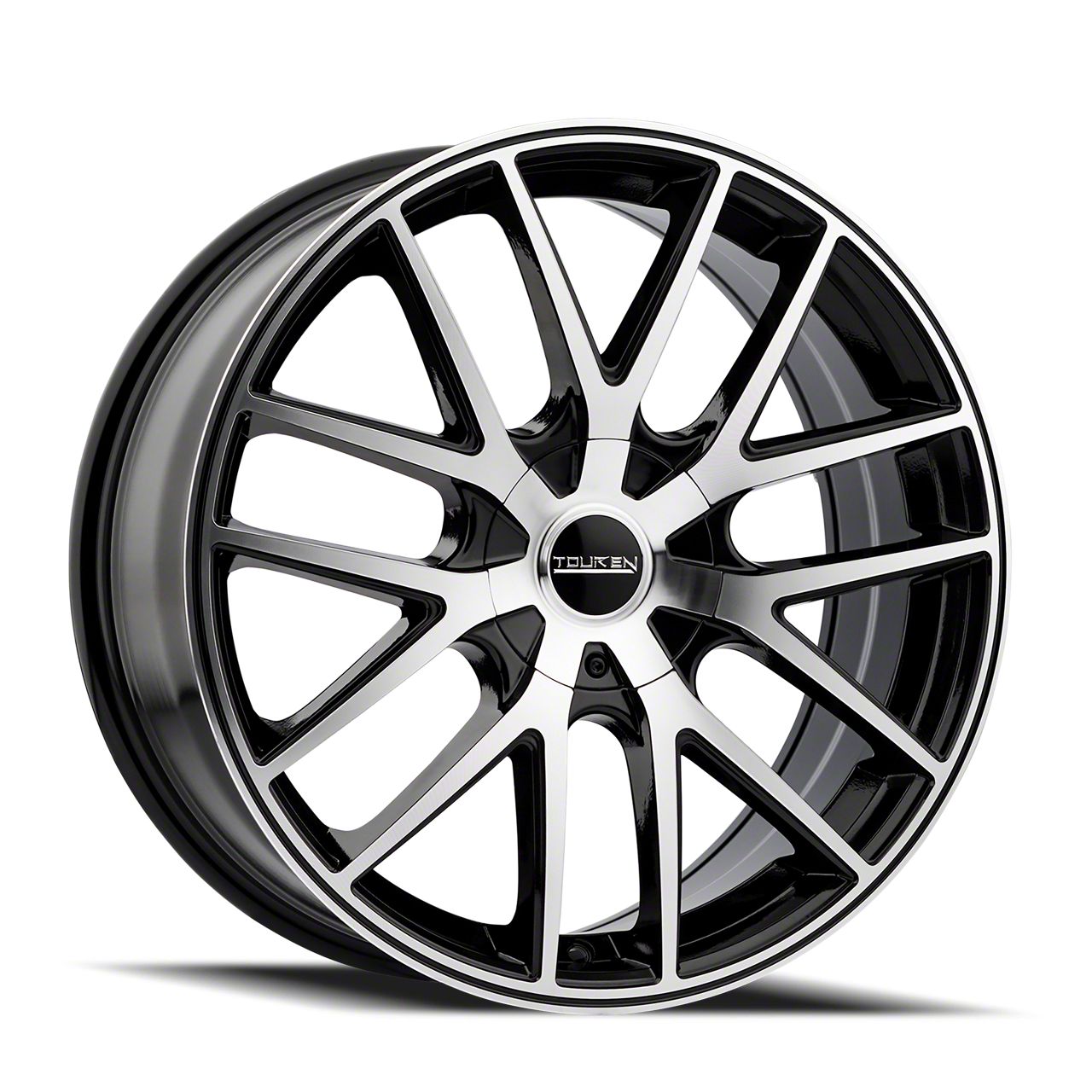 Touren Tr60 Wheel 3260 Black Red Ring 18X8 5-112 40mm 74.1mm