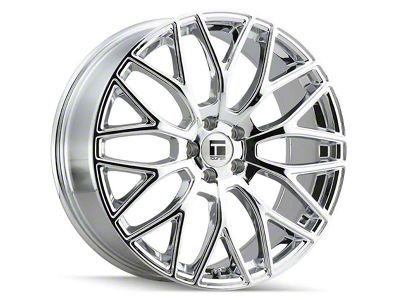Touren TR76 Chrome Wheel; 20x8.5; 35mm Offset (16-24 Camaro)