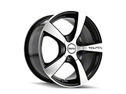 Touren TR9 Gloss Black Machined Wheel; 18x8; 40mm Offset (16-24 Camaro LS, LT, LT1)