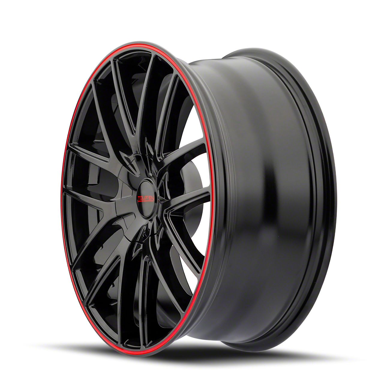 【赤字処分】85%OFF早い者勝ちトレジャー瑪瑙 ドゥルージーアゲート 聚宝盆 Touren Challenger TR60 Gloss Black with Red Ring Wheel; 17x7.5