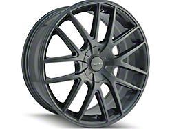 Touren TR60 Matte Gunmetal Wheel; 20x8.5; 20mm Offset (08-23 RWD Challenger, Excluding Widebody)