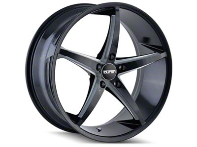 Touren TR70 Gloss Black Milled Wheel; 20x8.5 (17-23 AWD Challenger)